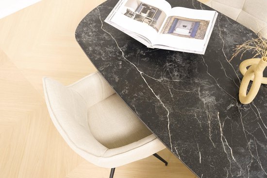Industriële Ovale Melamine Eetkamer tafels kopen? | Tot 40
