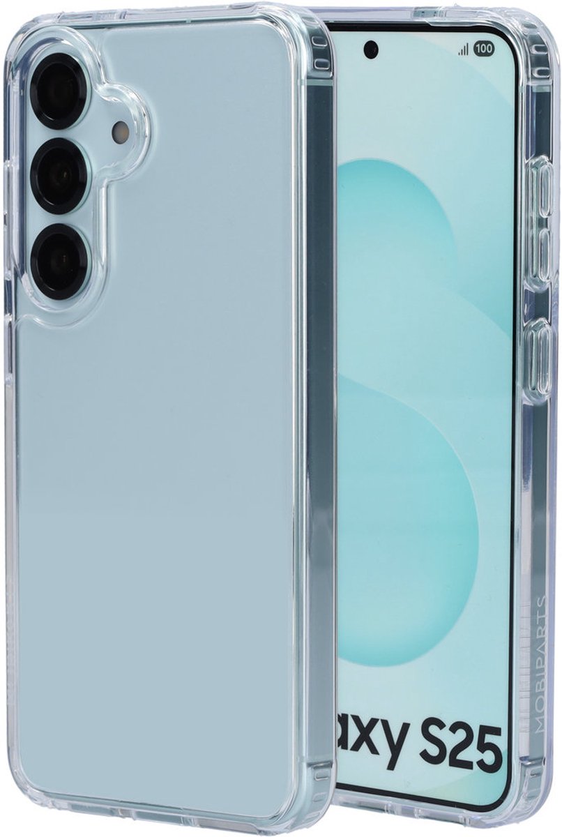 Mobiparts hoesje geschikt voor Samsung Galaxy S25 - Hardcover - Transparant