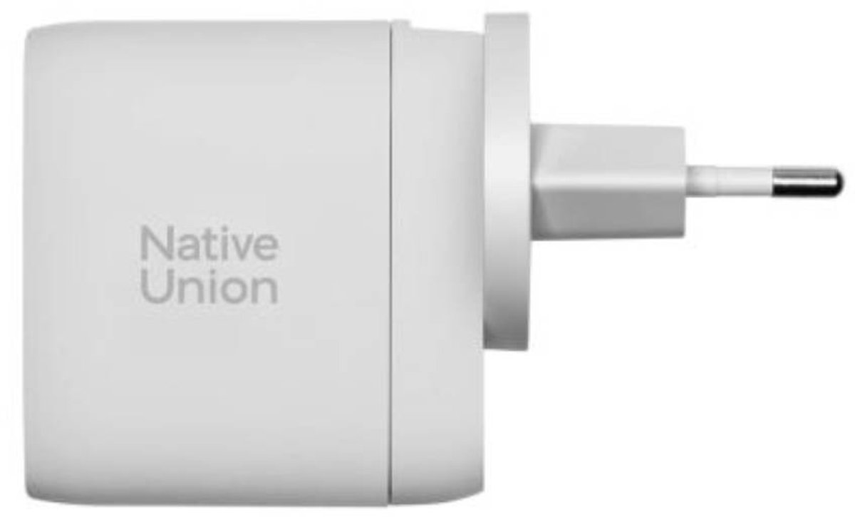 Native Union Fast Gan Oplader PD 67W White 2X 2 USB-C 1X USB-A