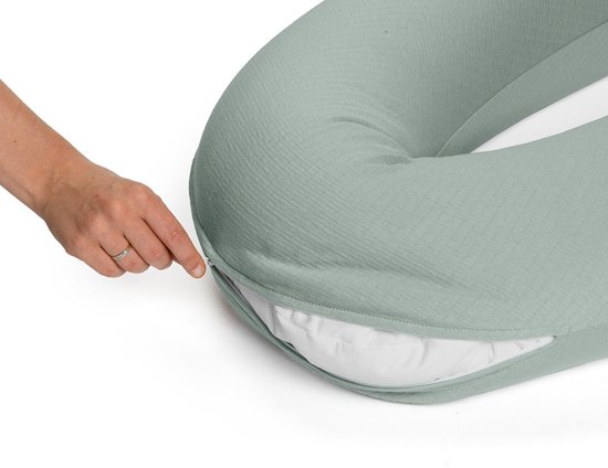 Doomoo Softy Tetra Jersey Green Voedingskussenhoes SC S33 van Doomoo — afbeelding 4