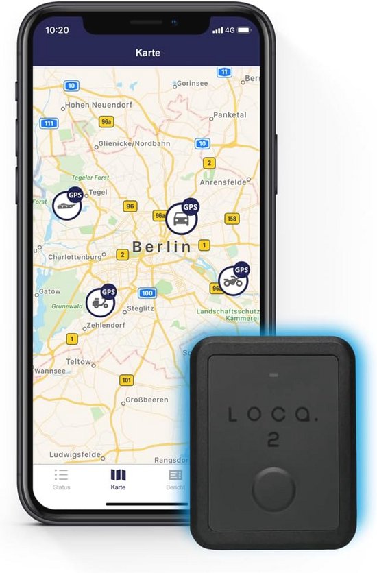 TKMARS Auto GPS Tracker, 20000mAh Oplaadbaar met Magneet, 4G