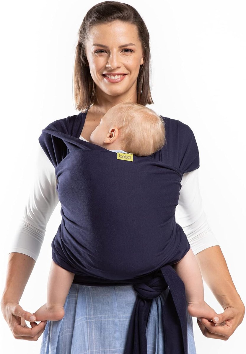 Zandarix Draagzak - De originele baby en pasgeboren Sling - Perfect voor baby's en baby's tot 15 kg - Navy Blue