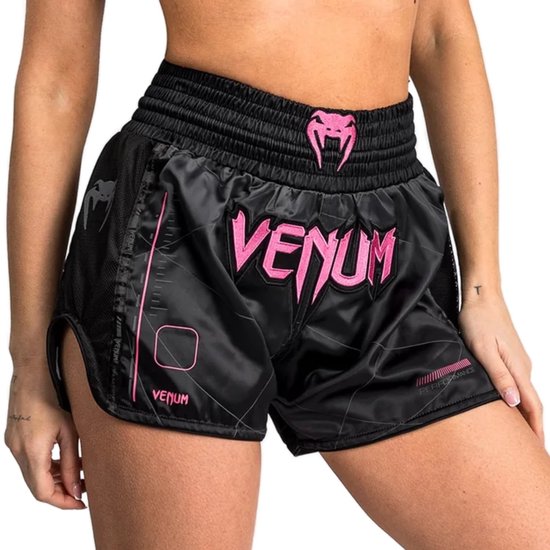 Shorts de Muay Thai Venum Tactical XT pour femme, Zwart et rose - XS