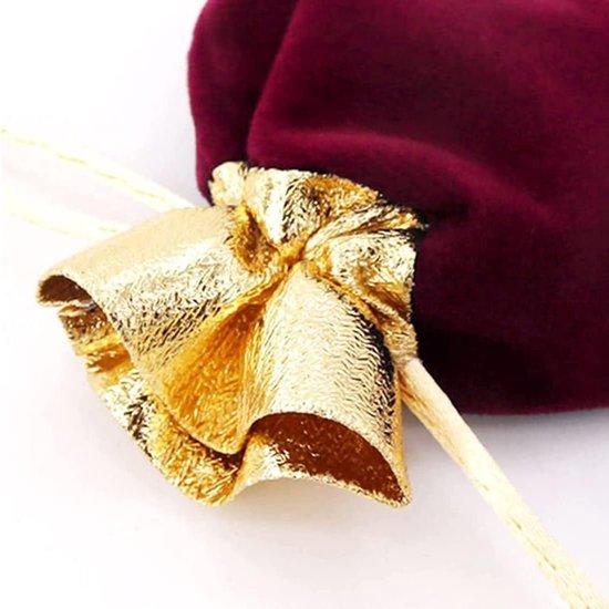 GLEAVI 20 Stuks Jute Zakken Met Trekkoord Sieraden Etui