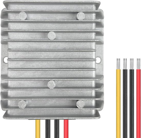 Convertitore DC 48V A 12V 30A 360W - Riduttore Di Tensione Per Auto, Telecomunicazioni, Sistemi Di Sorveglianza, Con Protezioni Multiple