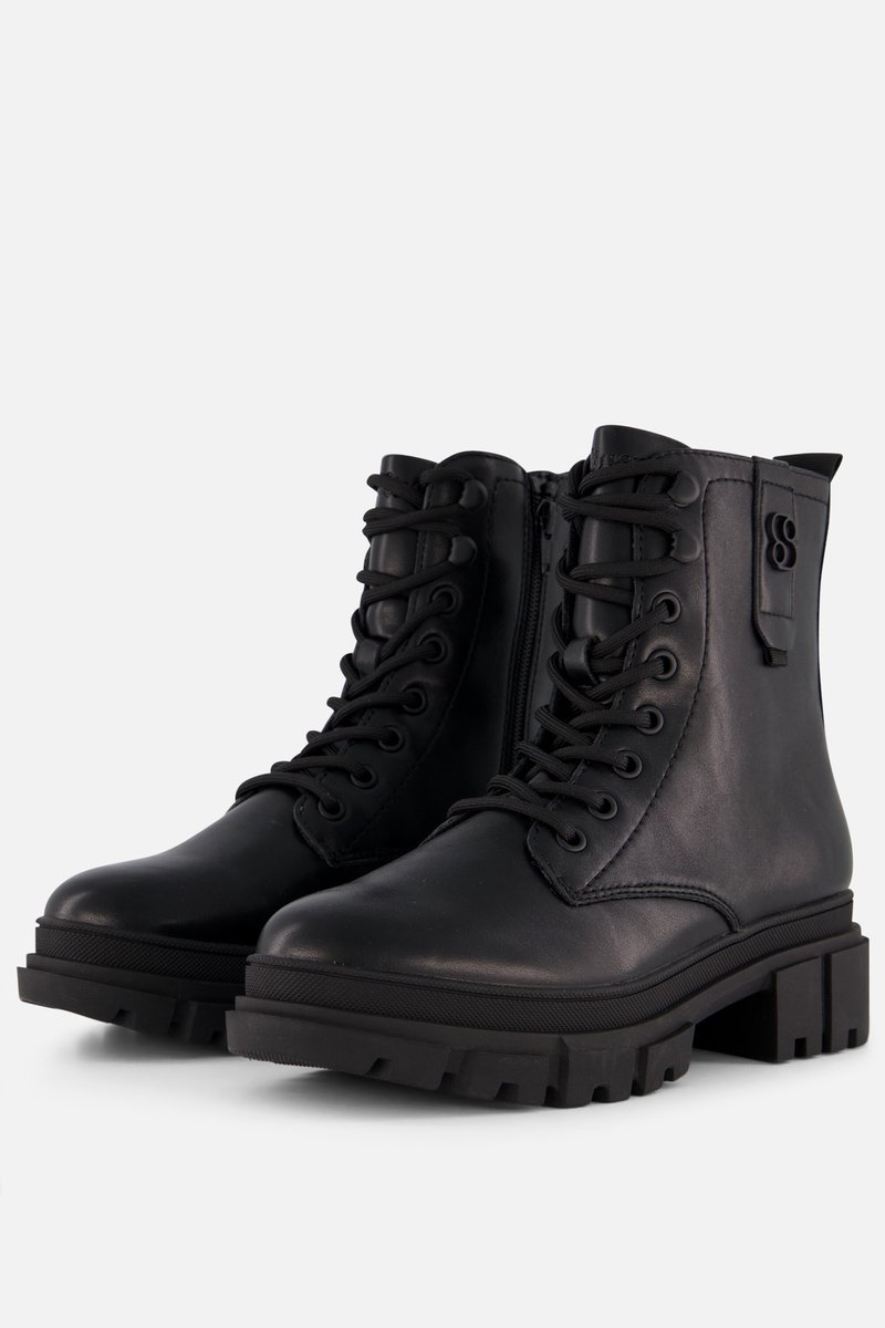 S.Oliver Veterboots zwart Synthetisch - Maat 40