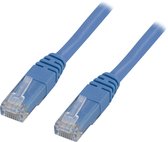 Câble réseau DELTACO TP-62B Cat6 U / UTP LSZH - Bleu - 2 mètres