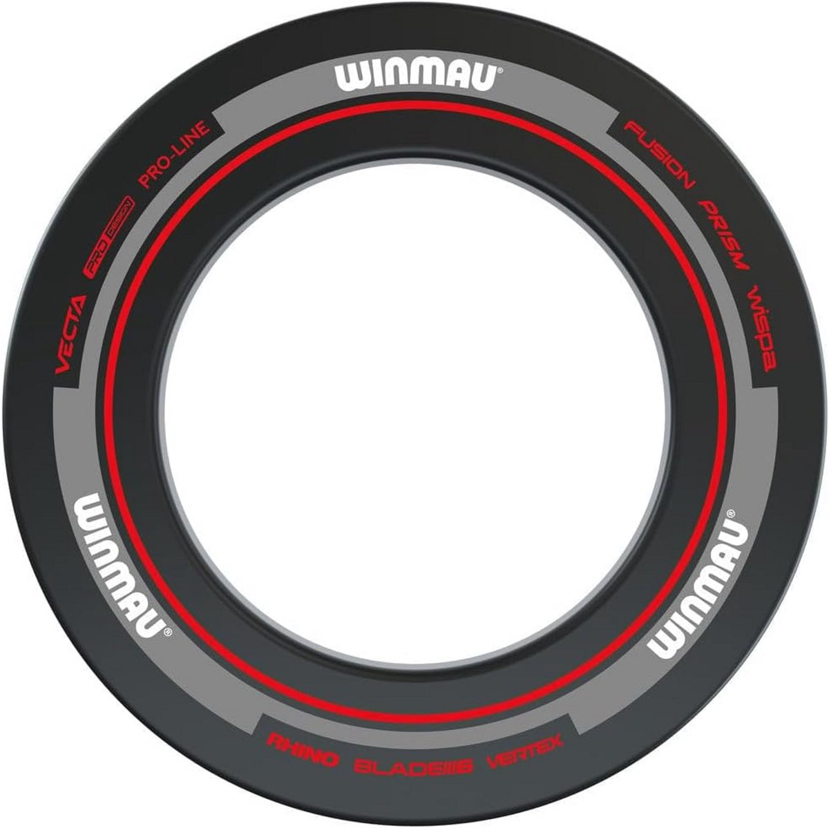 Dartboard Surround Ring - Bescherming voor je Dartboard in Zwart, Rood, Wit en Groen