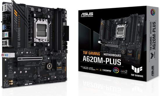 ASUS TUF GAMING A620M-PLUS A620 Socket AM5 micro ATX