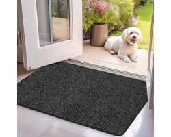 Ibenzoa® Zwart Antislip Loopmat 40x60cm - Voetenbescherming & Vloeronderhoud