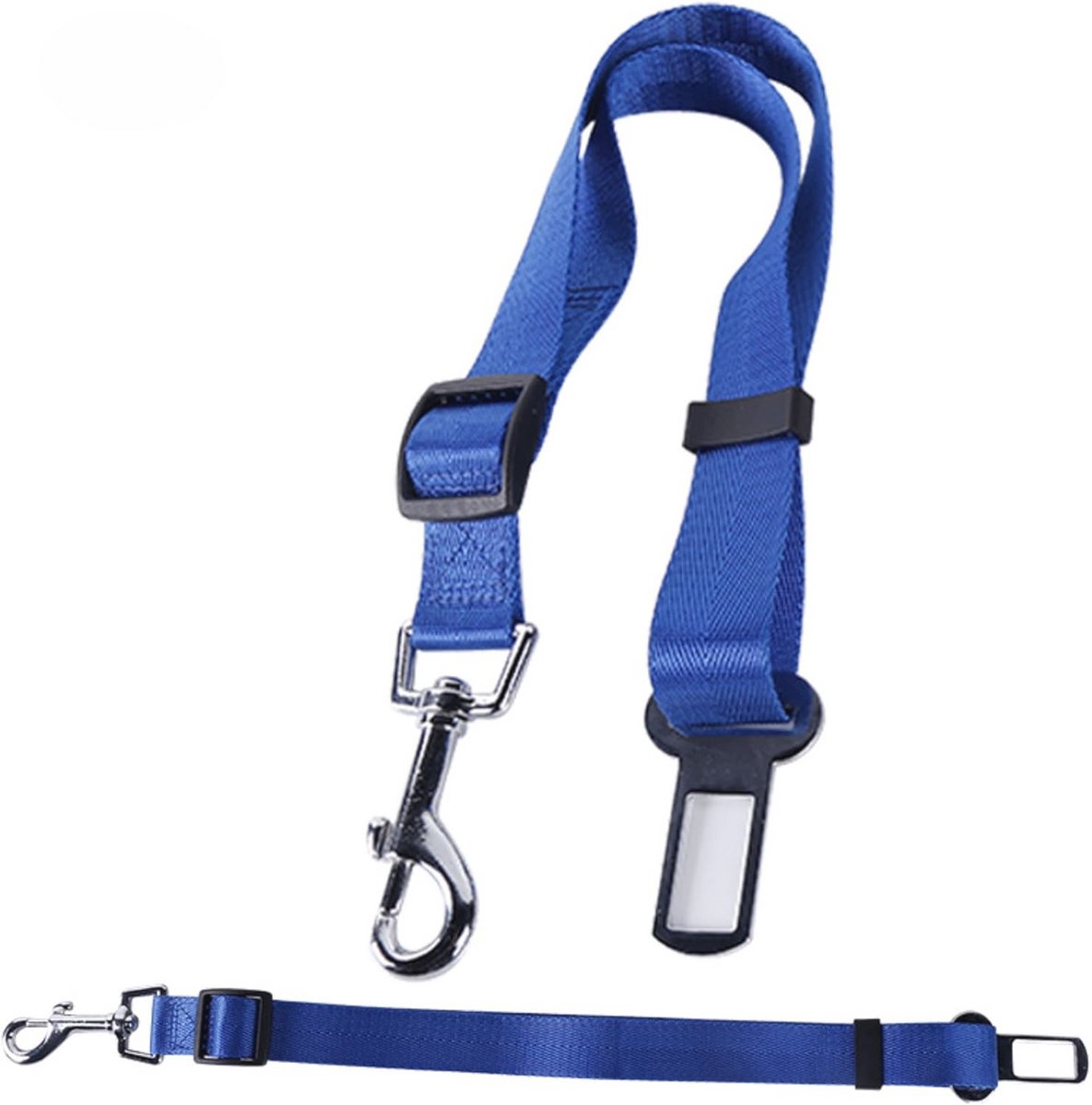 Hondenriem Autogordel - Autogrodel Hond - Hondengordel Voor Auto - Hondentuig Auto - Autogordel Hond Met Tuigje - BLAUW