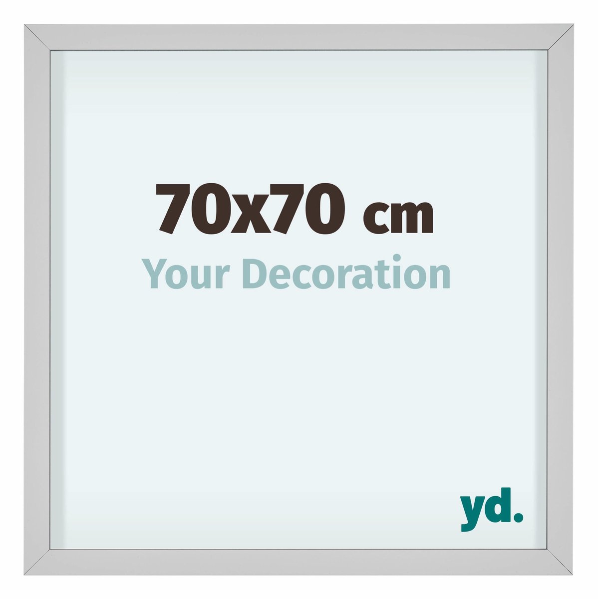 yd. Your Decoration - Fotolijst 70x70 cm - Aluminium - Wit - Virginia