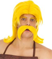 CHAKS - Hoefnix Asterix en Obelix pruik en snor
