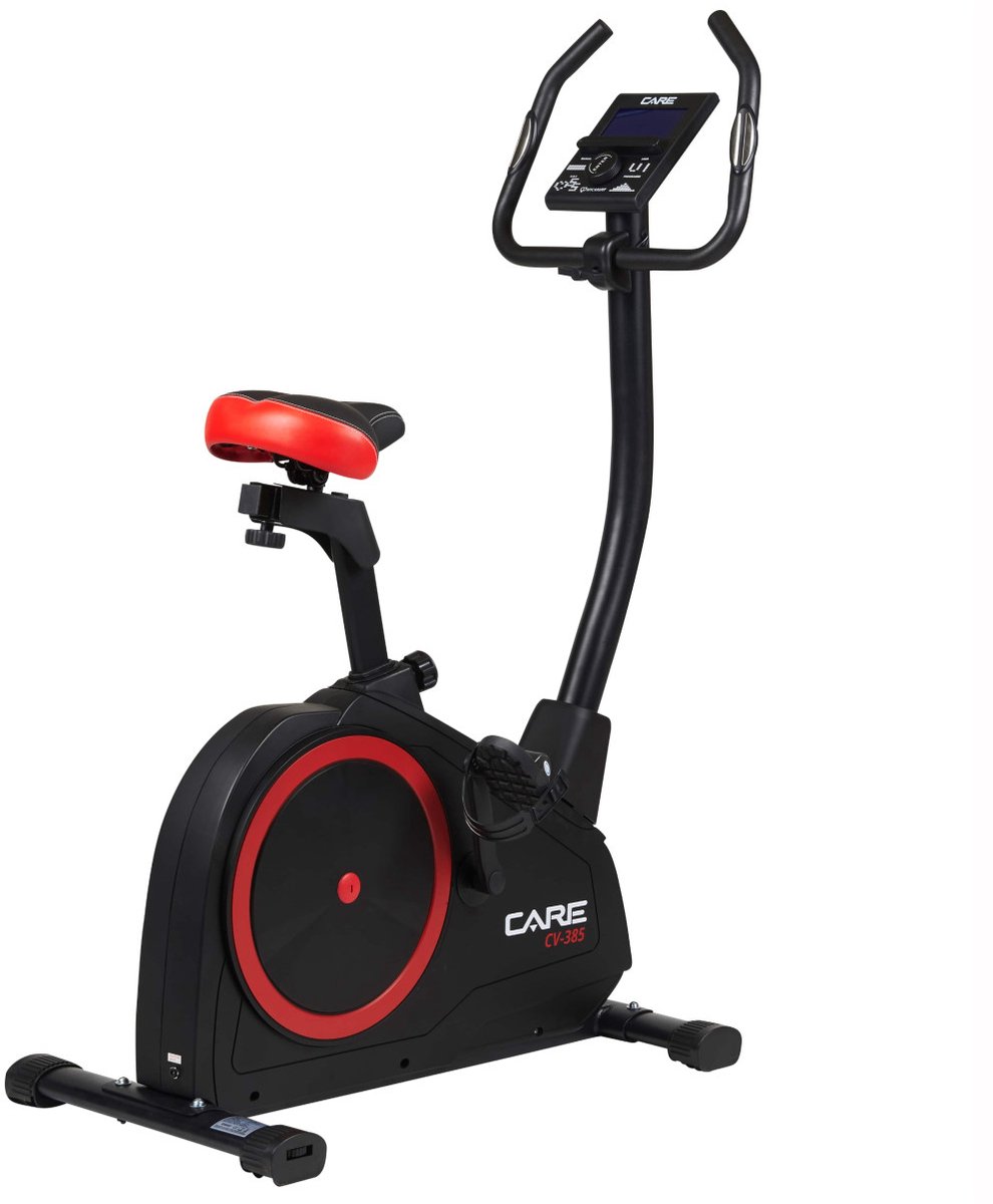 CARE CV-385 - Connected hometrainer en ergometer - 10 kg vliegwielmassa - 24 programma’s - 32 gemotoriseerde weerstandsniveaus - Voor thuisgebruik