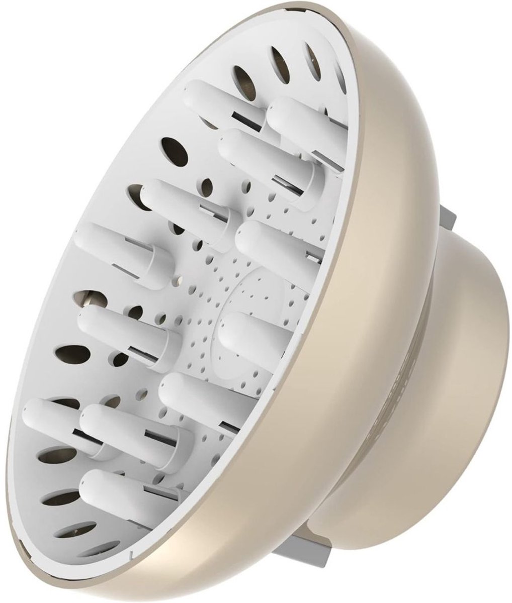 Diffuser Opzetstuk - Krulborstel voor Fohn Universeel - Multistyler - Beige
