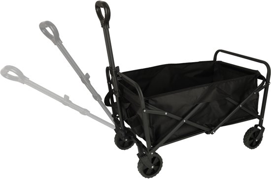 MOZY® - Bolderkar - Opvouwbaar - tot 100 kg - 43 x 47 x 83 cm - Zwart - Verstelbare Hendel - Bolderwagen van MOZY — afbeelding 3