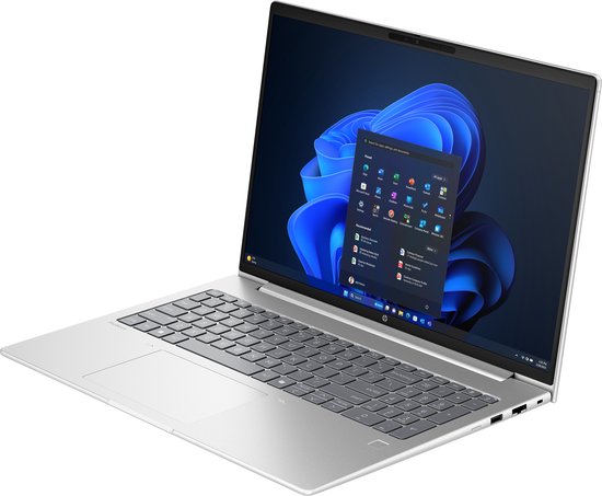 "HP ProBook 4 G1i AI PC Intel Core Ultra 7 255U Laptop 40,6 cm (16"") WUXGA 16 GB DDR5-SDRAM 512 GB SSD Wi-Fi 7 (802.11be) Windows 11 Pro Zilver" - HP - Hoofdafbeelding
