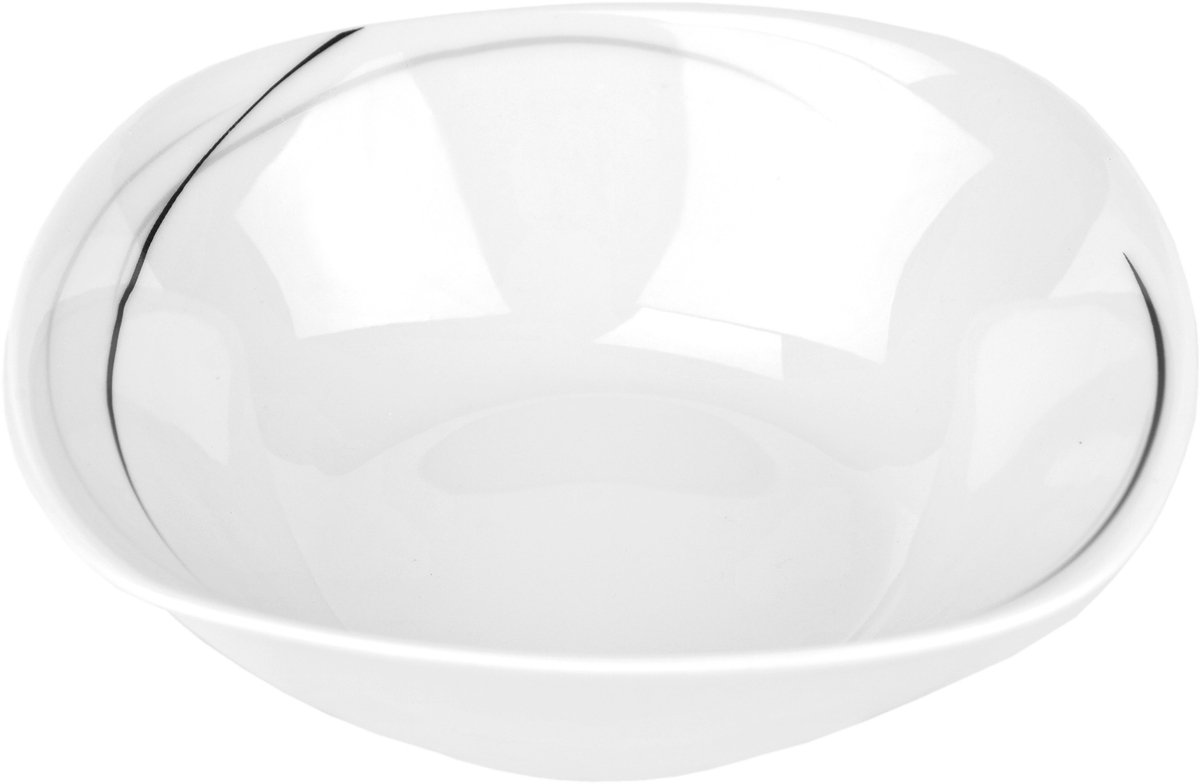Graansaladekom Phoenix 14,2cm porselein wit met decoratie