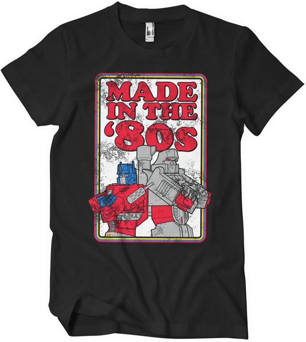 Transformers - Made In The 80S T-Shirt Black-M