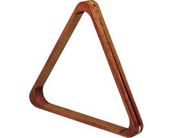Triangel pool 57.2mm hout/messing deluxe
