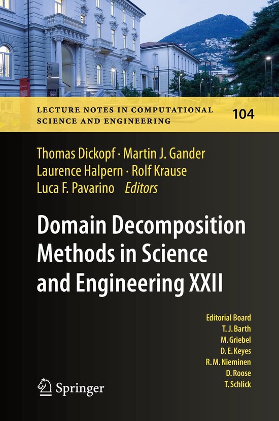 Domain Decomposition Methods in Science and Engineering XXII - cover