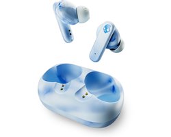 Skullcandy Eco Buds True Wireless In-Ear - Oordopjes Draadloos - Oortjes Draadloos Bluetooth - Wit/blauw
