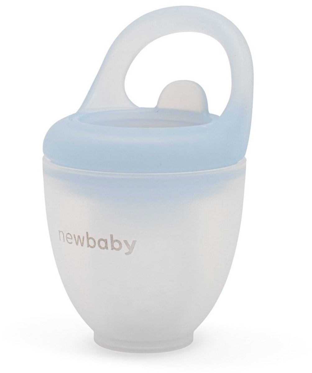 NEW BABY - Babyvoedingbereiding - Fruit- en groentevoeder geel silicone one size - Fopspeen - Fruitfopspeen - Groentefopspeen - Babyaccessoires - Veilig voedsel