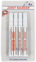 Voegenmarker - 4 stiften - Wit - Tot 200 meter