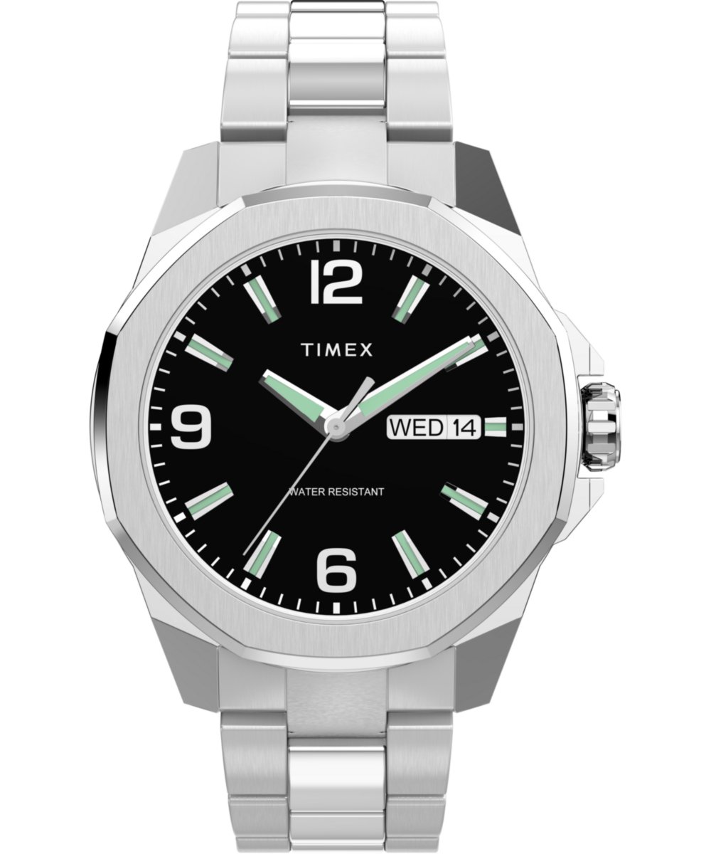Timex Trend Essex TW2W92700 Horloge - Staal - Zilverkleurig - Ø 46 mm