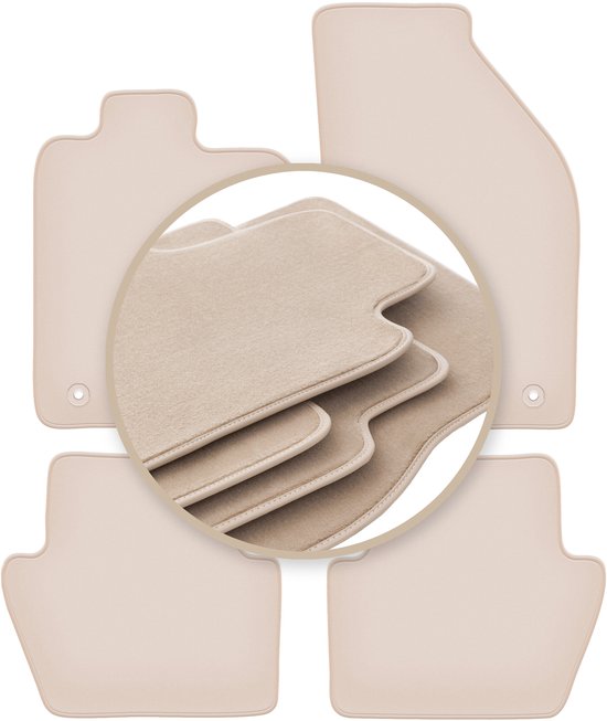 Tapis beiges PREMIUM pour : Volvo C70 I cabriolet, coupé 1997-2005