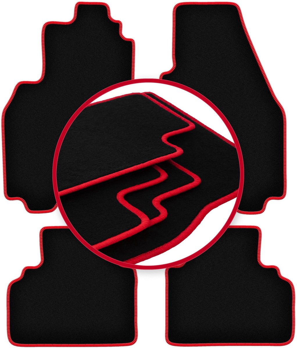 CARLUX-RED automatten voor: Ford Cougar coupé (1998-2004)