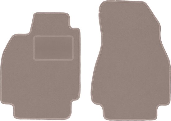 Tapis De Sol Conducteur Avant Gauche Pour Renault Megane II CC 2003-2010 - Velours Noir Antidérapant