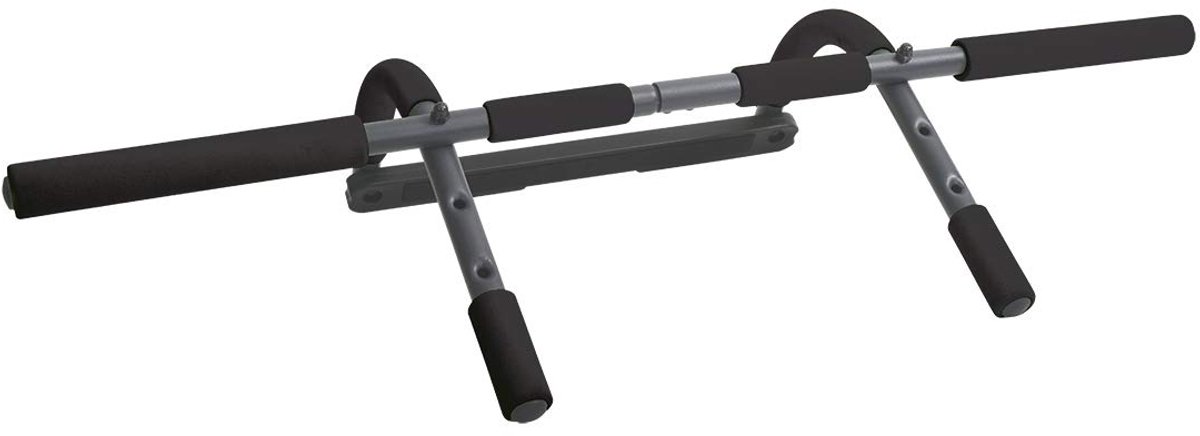 Ibenzoa® Verstelbaar Fitness Trainingsrek voor Deurgebruik en Grondoefeningen met 4-in-1 Functie