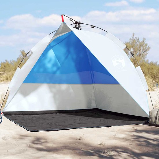 vidaXL - Strandtent - waterdicht - snelontgrendeling - azuurblauw van Vidaxl — afbeelding 3