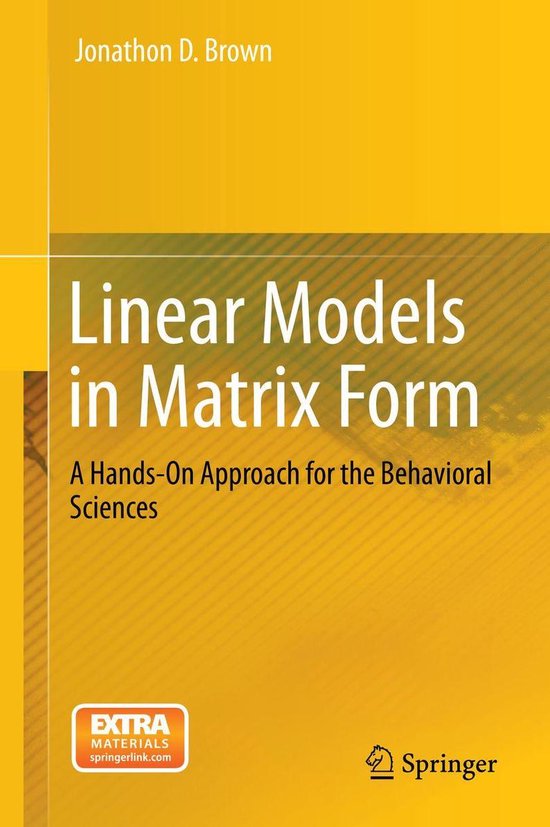 Mathematics and Statistics (R0) - Linear Models in Matrix Fo ... - cover