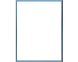 Homedecoration Almelo – Fotolijst – Fotomaat – 38 x 40 cm – Staal blauw