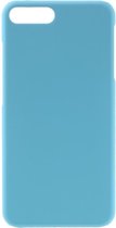 Shop4 - iPhone 7 Plus Hoesje - Harde Back Case Licht Blauw