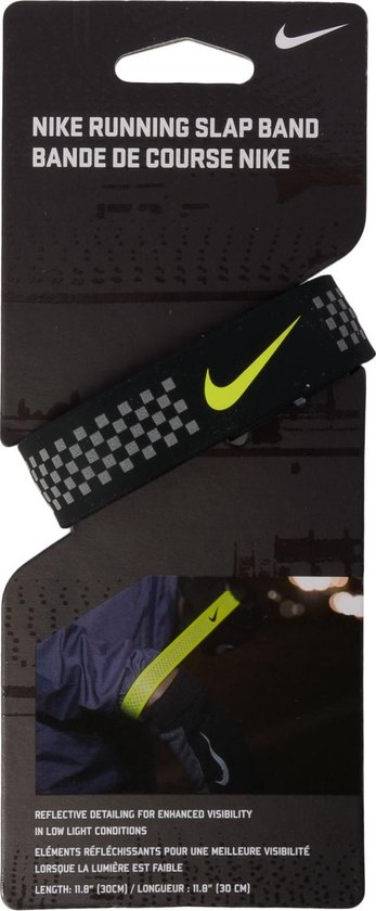 Nike Running Reflectie Slapband Zwart bol