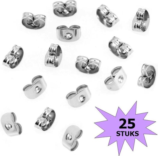 TOAOB 200 stuks Oorbellstoppers Silicone Transparant 3 x 4 mm Oorbelsluitingen voor sieraden maken