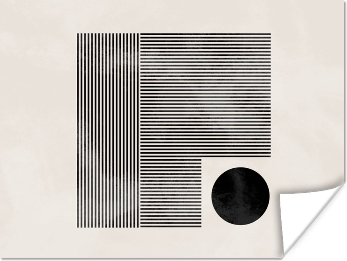 Poster Vierkant - Minimalisme - Abstract - 80x60 cm