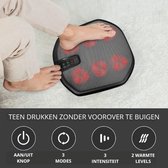 Bol.com Shiatsu Voetmassage apparaat - Voetmassage - Rugmassage - Infrarood Warmte - Zwart aanbieding