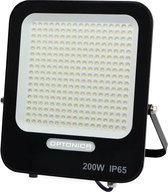 LED Bouwlamp - Floodlight | Basic serie | 200 Watt | Zwart