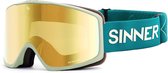 Sinner Sin Valley S Skibril - Groen + GRATIS EXTRA LENS | Categorie 3