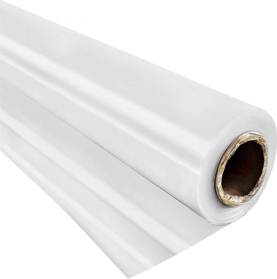 Foto: Broeikas folie 12 x 25 ft folietunnel polyethyleen tomatenkas folie 6 mil dikte kweekbed afdekking tuinfolie uv bestendig tunnelfolie superieure sterkte taaiheid serreplastiek tunnelfolie