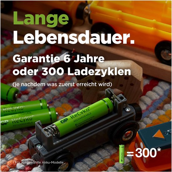 GP Batteries 270AAHCE-2WB2, Batterie rechargeable, AA, Hybrides nickel-métal (NiMH), 1,2 V, 2 pièce(s), 2600 mAh