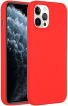 Coque en Siliconen LuxeBass adaptée à Apple iPhone 13 Pro - Rouge - coque de téléphone - coque de téléphone portable - coque de téléphone