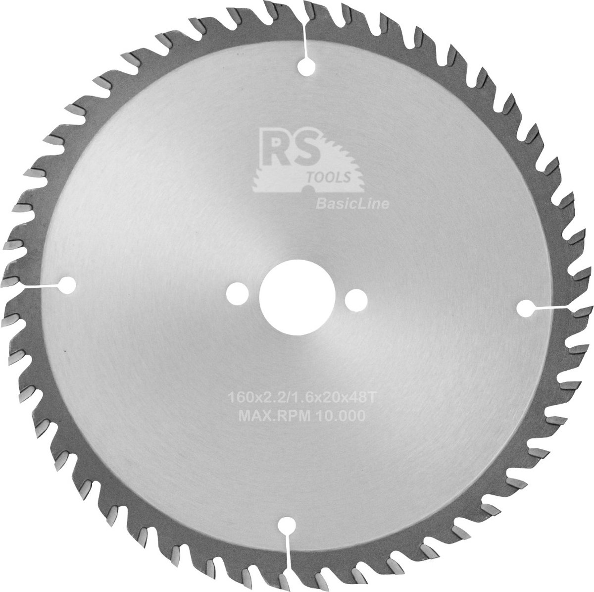 RStools HM cirkelzaag BasicLine Ø160 x 2,2 x 20 mm T=48 wisseltand