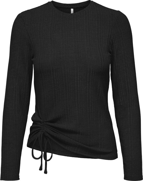 ONLY ONLKISSER L/S RUCHING TOP CC JRS Dames Top - Maat XS