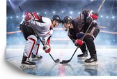 Papier peint photo Le début du match de hockey
