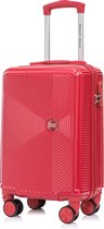 Royalty Rolls handbagage koffer met wielen 40 liter - lichtgewicht - cijferslot - rood